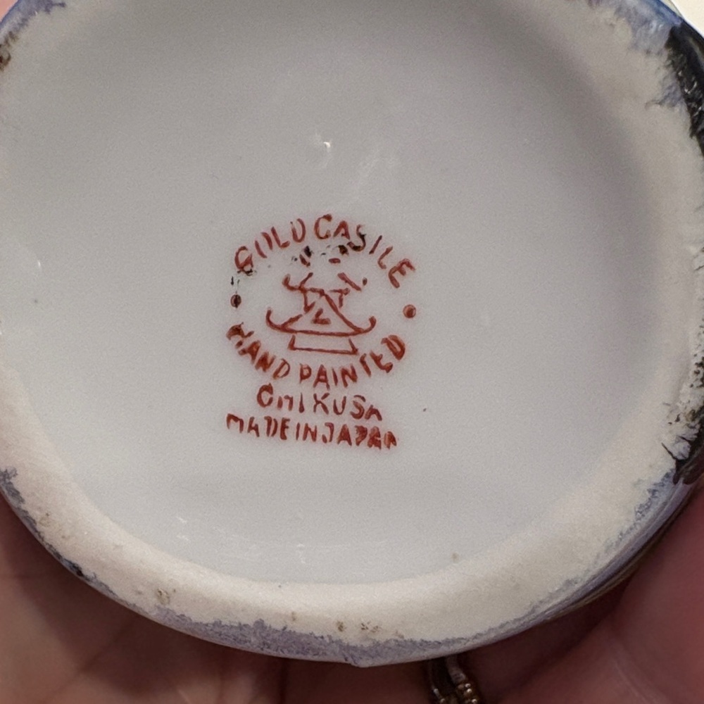 Vintage Gold Castle hand-painted Chikusa‎ lusterware Dutch girl creamer - Picture 6 of 6
